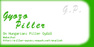gyozo piller business card